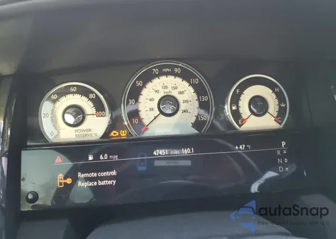 2015 Rolls-Royce Wraith из США, поврежденный, VIN SCA665C56FUX85601